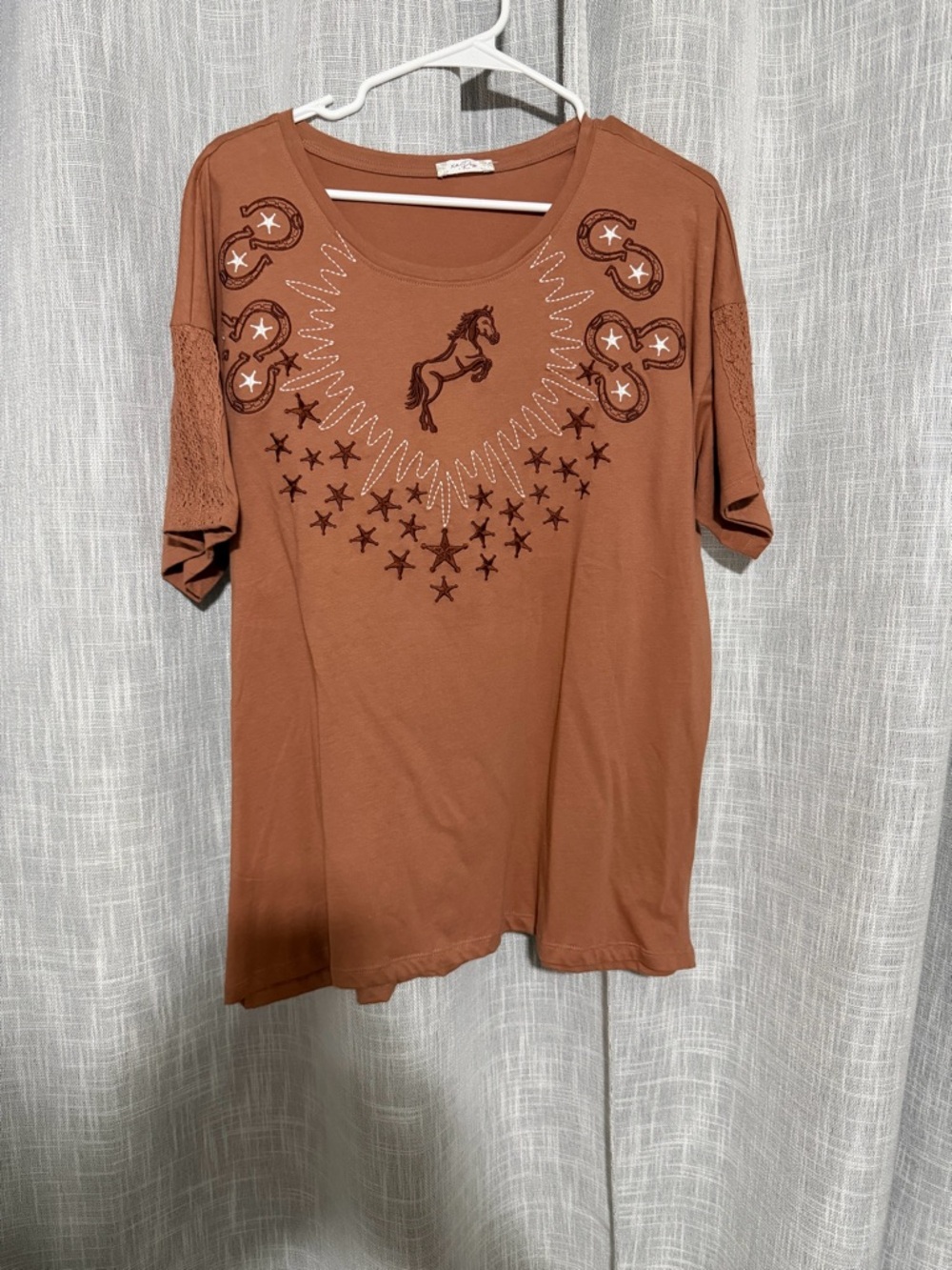 Embroidered western shirt Horse For Women XL No Stains Great Condition